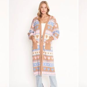 NWT heart cardigan